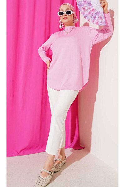 ÇİZGİ Modal penye düz tunik