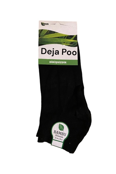 deja poo 4 Pairs of 4-Piece Unisex White Socks