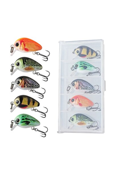 Bozok balıkçılık minik rapala takımları , Lrf takımlar ( 5li 3 cm 2 gram )