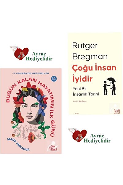 Yan Pasaj Yayınevi Bugün Kalan Hayatımın İlk Günü+Çoğu İnsan İyidir AYRAÇLI !