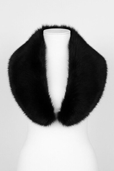 KürkZone Guler de blană detașabil, portabil