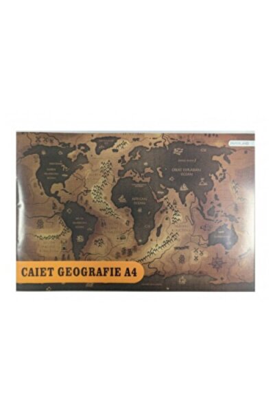 PAPERLAND Set 5 bucati caiet geografie A4 24 file