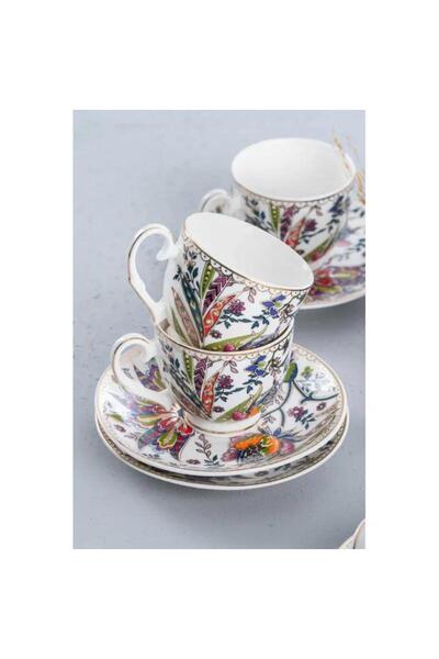 ACAR Kaira 6lı Porselen Fincan Takımı MSKF374