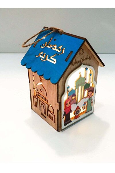 co arma مصباح LED ، تصميم فانوس معلق بقاعدة ذهبيه ارتفاع 19 سم