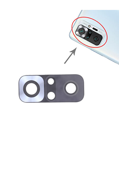 Fodos Xiaomi Uyumlu Redmi Note 10 Pro Kamera Lensi Cam M2101K6G M2101K6R