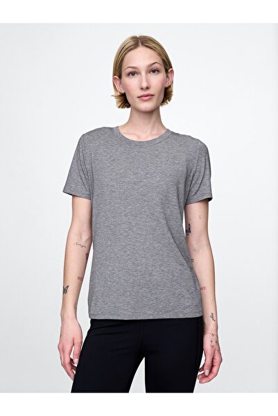GAP Kadın Gri GapFit Breathe T-Shirt