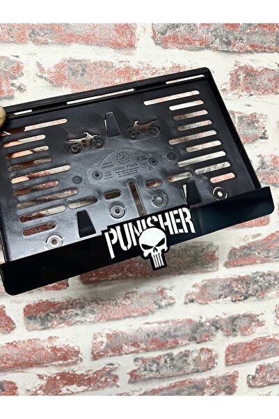 3ALAZERPLEKSİ PUNISHER PLEKSİ MOTOR PLAKALIĞI