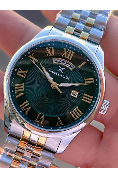 Daniel Klein Roman Numeral Calendar Dial 2 Years Warranty 3 Atm Men's Wristwatch Fg.10713.5