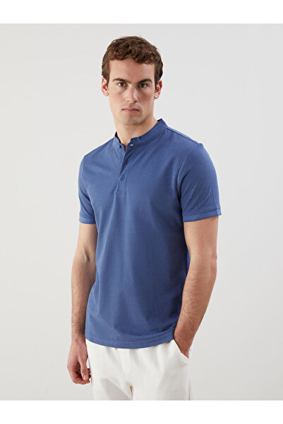 LC Waikiki RMZ GİYİM FARKIYA تي شيرت رجالي ذو ياقة روبا وأكمام قصيرة