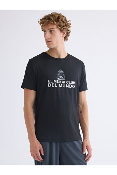 LC Waikiki UZG Store'den Stilinizi Oluşturun Siyah Bisiklet Yaka Real Madrid ...