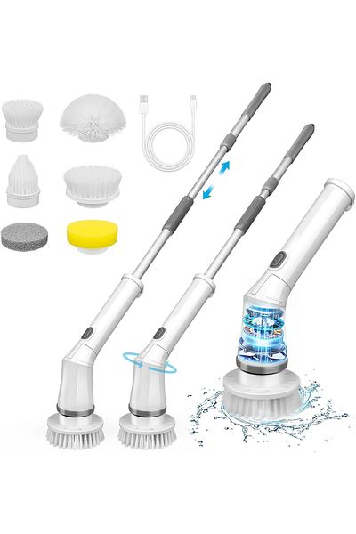 OEMN Electric Cleaning Brush, highsam Spin Power Scrubber, Cordless Cleaning Brush, Joint Brush, Electric