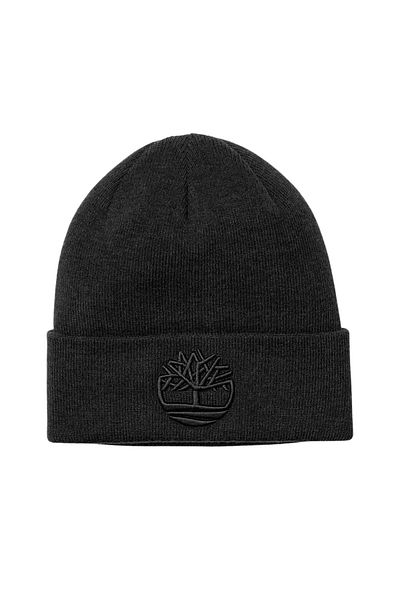 Timberland B0A65Hp0011-R 3D Embroidery Beanie Men's Black