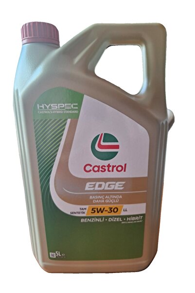 CASTROL Edge 5w30 Ll 5 lt Tam Sentetik Motor Yağı