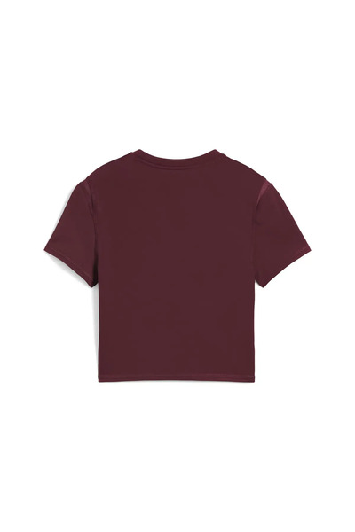 Puma W Shape Baby Tee Red Women's Crop