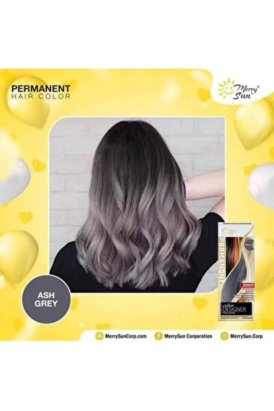 merry sun لون الشعر رمادي فاتح