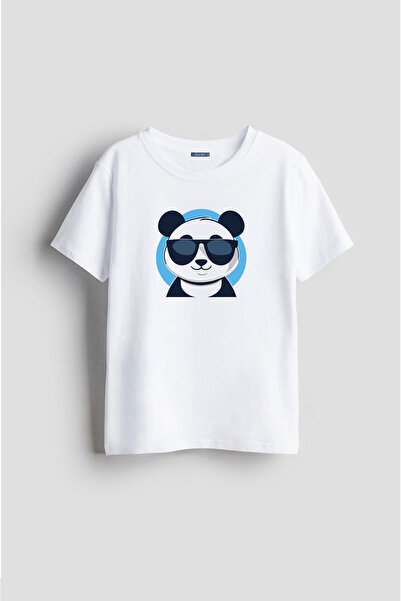 Darkia تي شيرت للأطفال للجنسين مطبوع عليه رسم باندا باندا بتصميم خاص