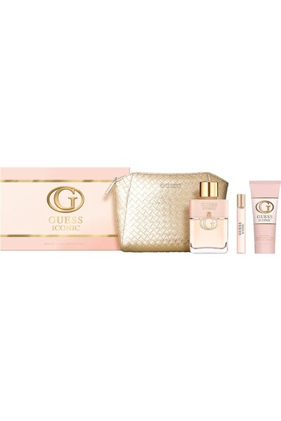 Guess Gift Set Eau de Parfum 100 ml, Body Lotion 100 ml, Travel Spray 15 ml, Pouch