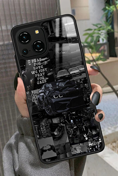 Reeder S23 Pro Max Uyumlu Araba Posteri Tasarımlı Glossy Premium Kılıf