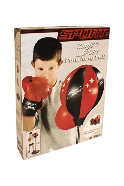 KINGS SPORT كرة اللكم مع القفازات للأطفال