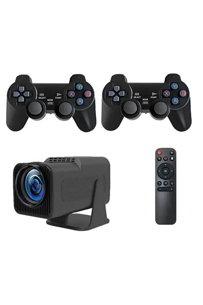 Generic Mini Theater Pocket Projector with 20000+ Built-in Games, Android 11, WiFi6 & BT5.0, LCD LED Lamp