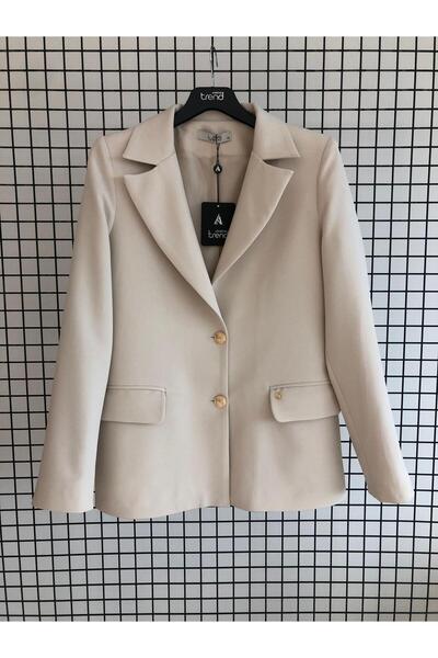 Armine Two Buttons Double Pockets Style Jacket Autumn-Winter