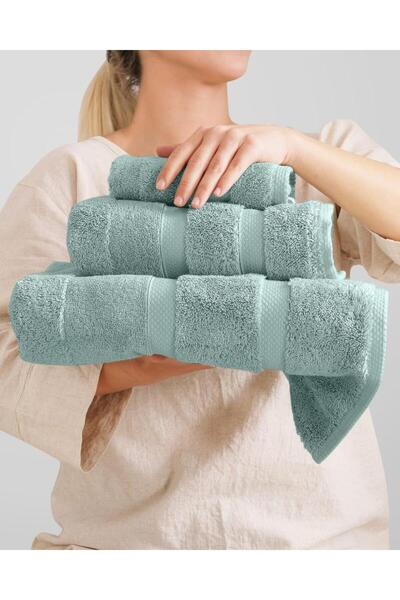 Arkaan Classic green towel set