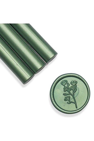 ARTIZAAR Set 5 batoane ceara, verde pin, sidefat, 1.1 x 13 cm, ceara pentru s...