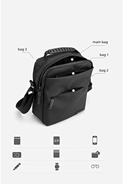 Skycare Sling Crossbody Bag Small Shoulder Backpack for Men Chest Bags Casual Daypack for Business T