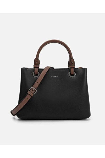 Arkaan شنطة نسائية من الجلد بلون أسود