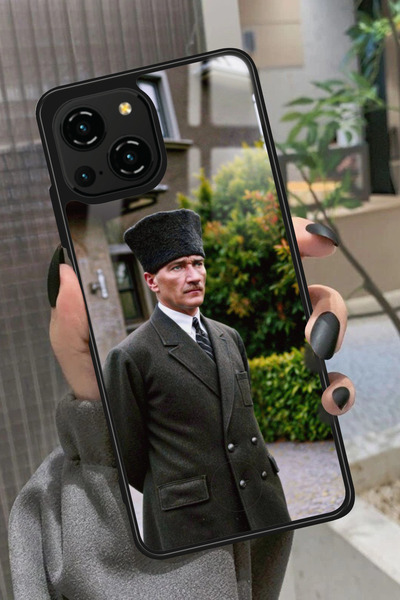 Reeder S23 Pro Max Uyumlu Atatürk Tasarımlı Glossy Premium Kılıf