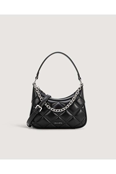 Arkaan شنطة نسائية من الجلد بلون أسود