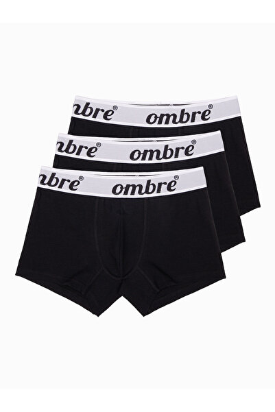OMBRE Herren Unterhosen - schwarz 3er Pack U159