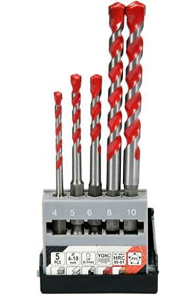yato UNIVERSAL HEX DRILL SET 5 pcs 4-10mm