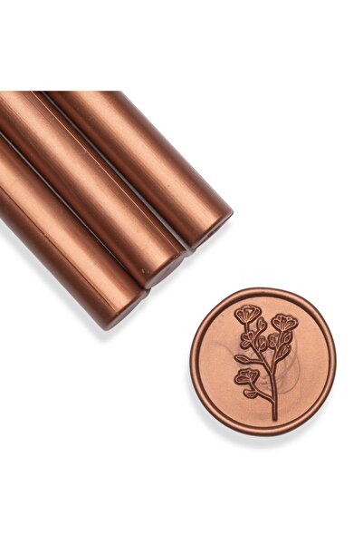 ARTIZAAR Set 5 batoane ceara, cupru, sidefat, 1.1 x 13 cm, ceara pentru sigil...