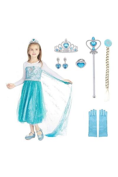 XIUWOO Princess Costume With Accessories Set 140cm