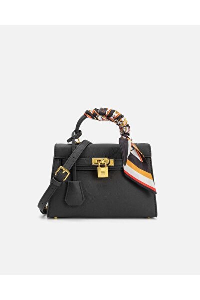 Arkaan شنطة نسائية بتصميم عصري بلون أسود