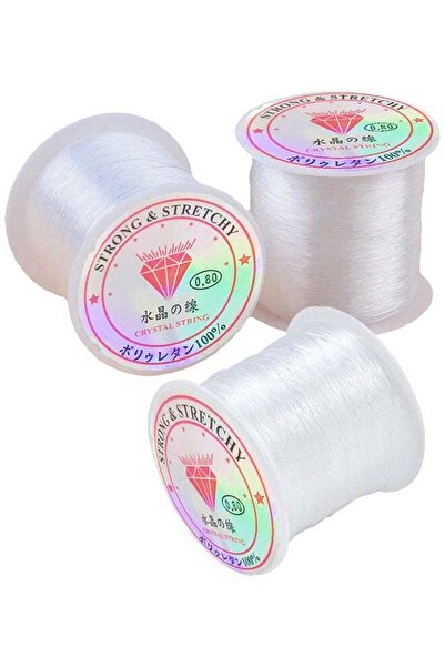 Generic 3-Piece Jewelry Cord Elastic Bracelet Rope Crystal Beading