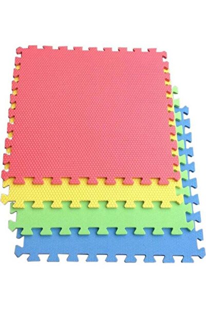 CoolBaby مجموعة حصيرة ألغاز من إسفنج EVA مكونة من 4 قطع، 60 × 60 سم