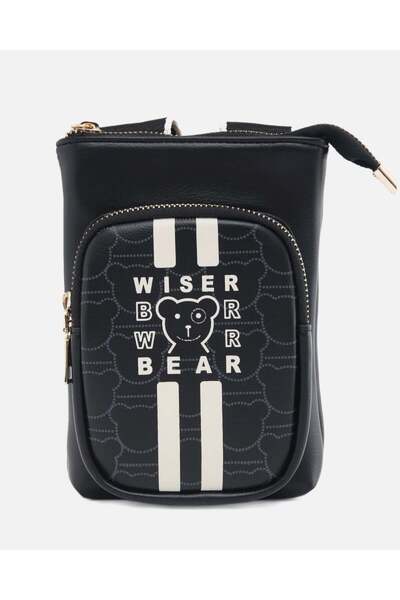 Arkaan ‎ شنطة نسائية بتصميم ملفت بلون أسود