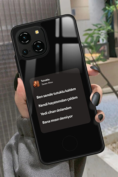 Reeder S23 Pro Max Uyumlu Sezen Aksu Şarkı Sözü Tasarımlı Glossy Premium Kılıf