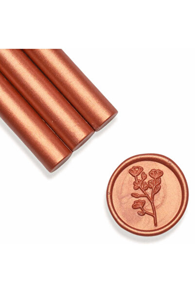 ARTIZAAR Set 5 batoane ceara, cupru rosu, sidefat, 1.1 x 13 cm, ceara pentru ...