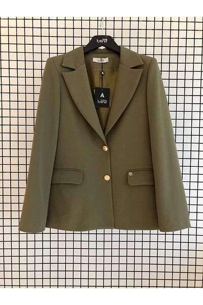 Armine Two Buttons Double Pockets Style Jacket Autumn-Winter