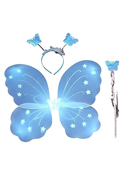 Fancydresswale 3-Piece Butterfly Party Wings And Accessories Set One Size