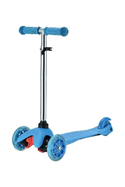 Generic 3 Wheel Kick Foldable Scooter Blue 53x11x15cm