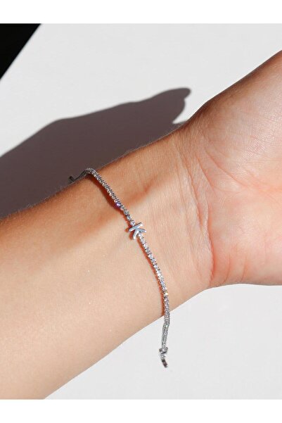 Reorah Collection Waterway Letter Bracelet - Letter K