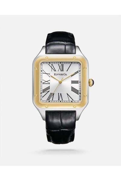Arkaan Men's watch with black leather strap
