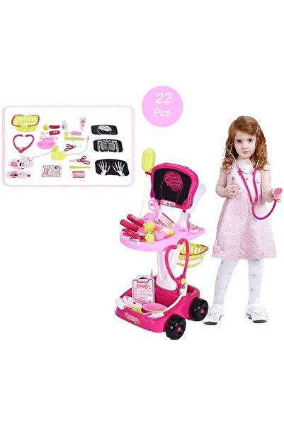 Generic مجموعة لعب عربة طبية