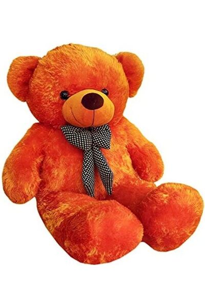 GENERIC4 Webby Huggable Teddy Bear With Neck Bow