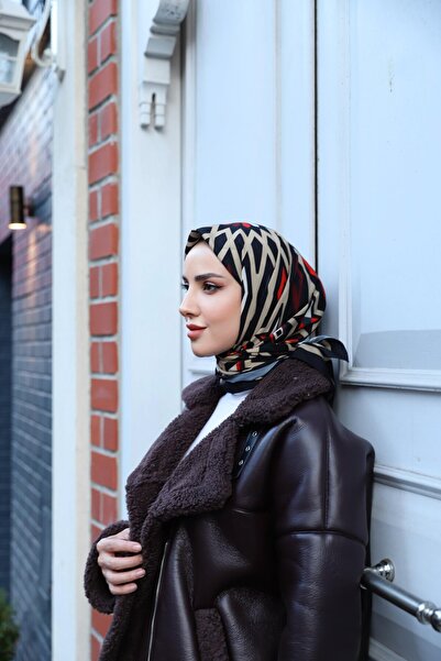 KUQOS Eșarfă cu model Perge