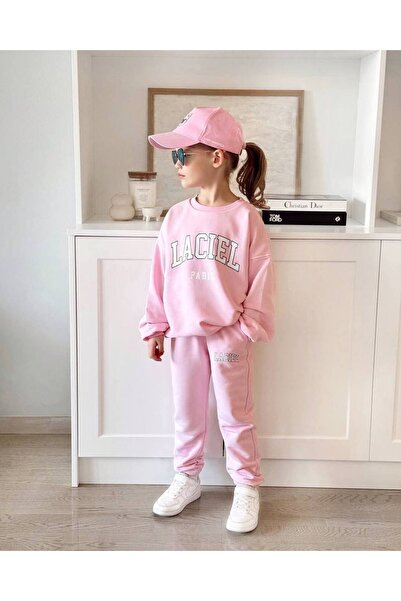 MODA NEO Kids Kız Çocuk Pembe Eşofman Takımı 👧✨